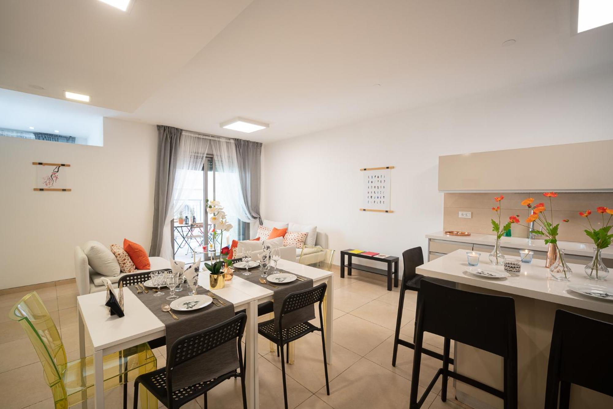 Harav Kuk Modern Apartment By Nimizz Иерусалим Экстерьер фото